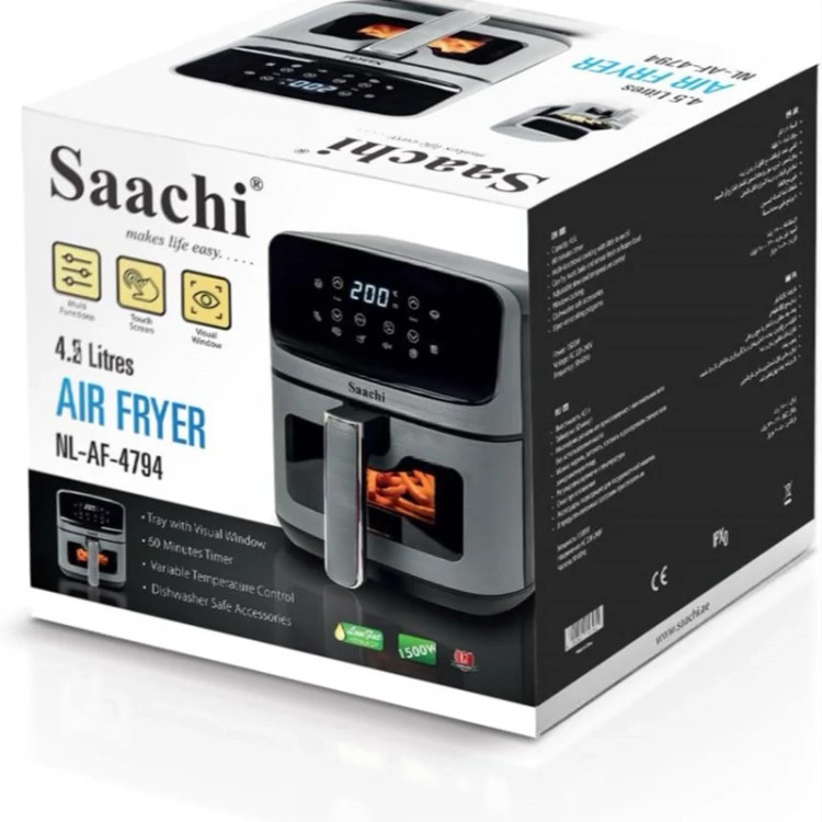 سرخ کن بدون روغن ساچی مدل NL-AF4794 ظرفیت 4.5 لیتر