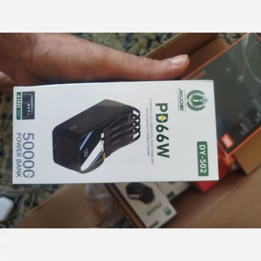 پاوربانک 50000 ملی آمپر JNUOBI DY502 با 4 کابل خروجی