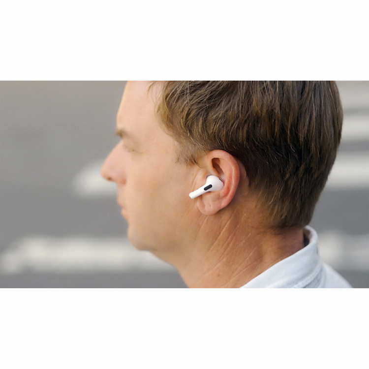 هدفون بلوتوثی اپل مدل AirPods Pro 2nd Generation با نویز کنسلینگ فعال (ANC)، نویز کنسلینگ میکروفون (ENC)، درگاه شارژ USB Type-C، با قابلیت شارژ بیسیم، دارای میکروفون دوگانه از نوع Beamforming، مقاومت در برابر رطوبت و عرق