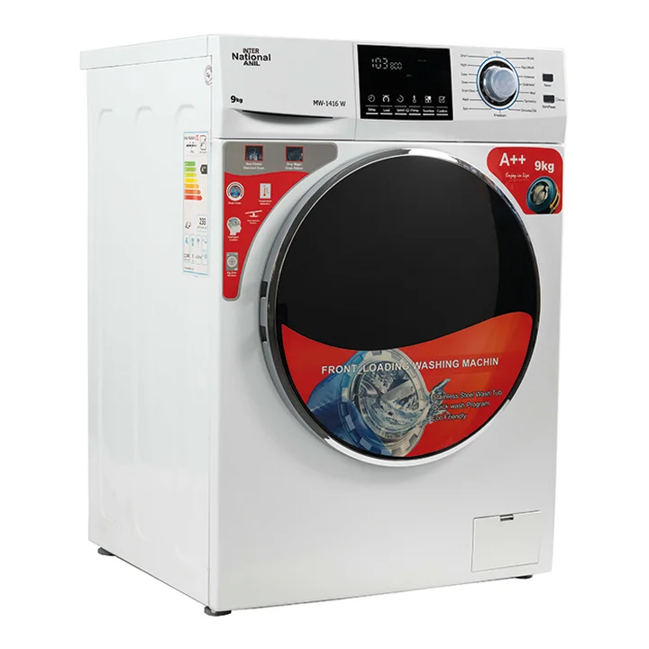 ماشین لباسشویی اتوماتیک اینترناسیونال آنیل 9 کیلو