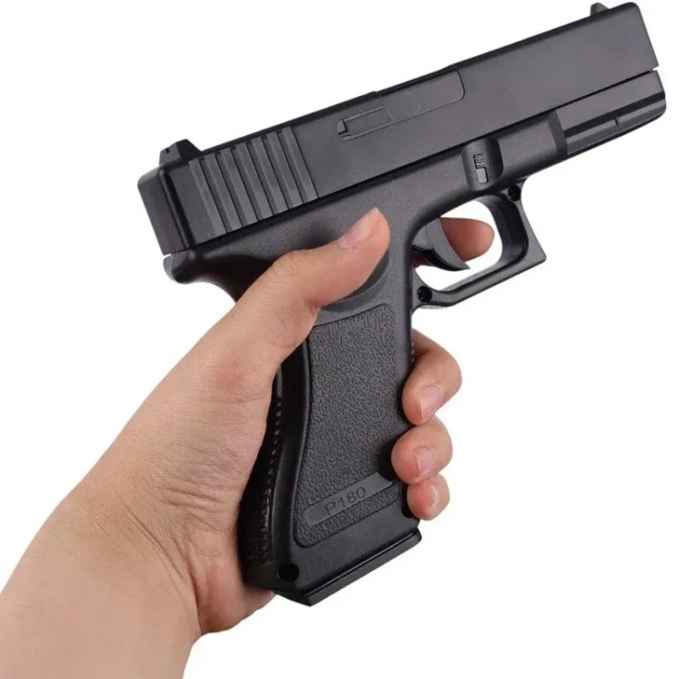 ست تفنگ بازی مدل کلت لیزردار metal p-180-2